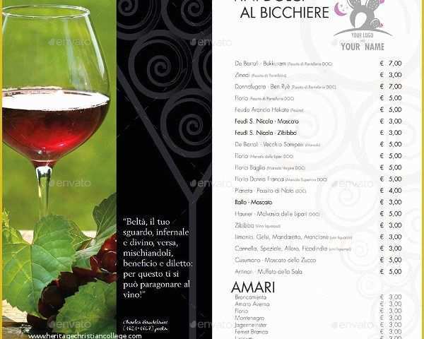 Wine Brochure Template Free Of 25 Wine Brochure Templates Free Psd Ai Eps format