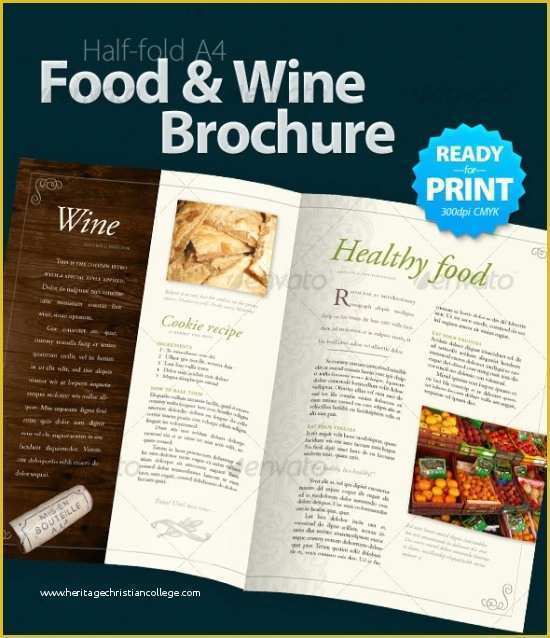 Wine Brochure Template Free Of 35 Odličnih Dizajna Brošura