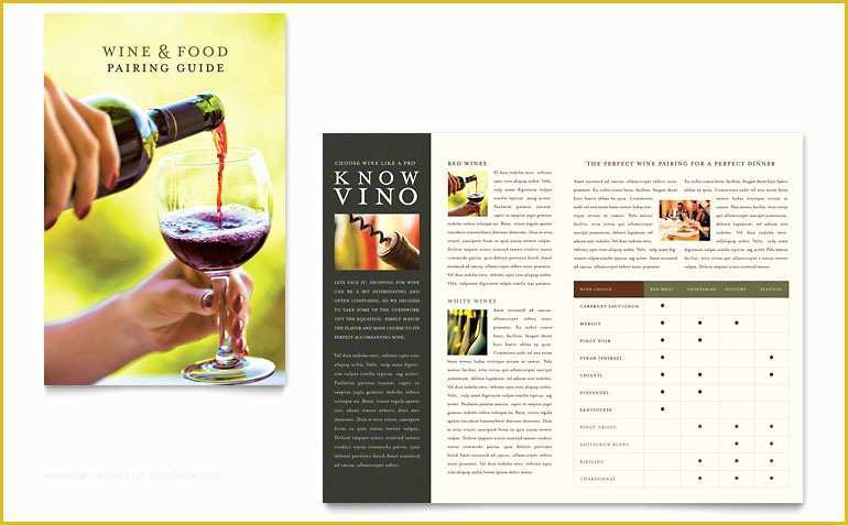 Wine Brochure Template Free Of Vineyard &amp; Winery Brochure Template Word &amp; Publisher