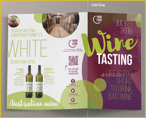 Wine Brochure Template Free Of Wine Brochure Design toddbreda