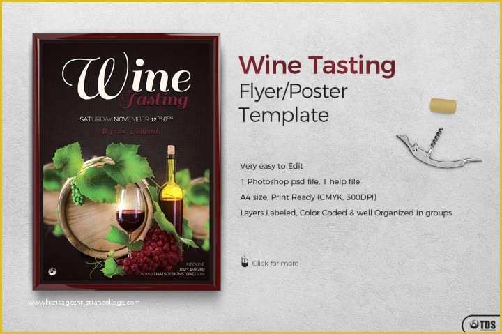 Wine Brochure Template Free Of Wine Tasting Flyer Template by thats Design Store