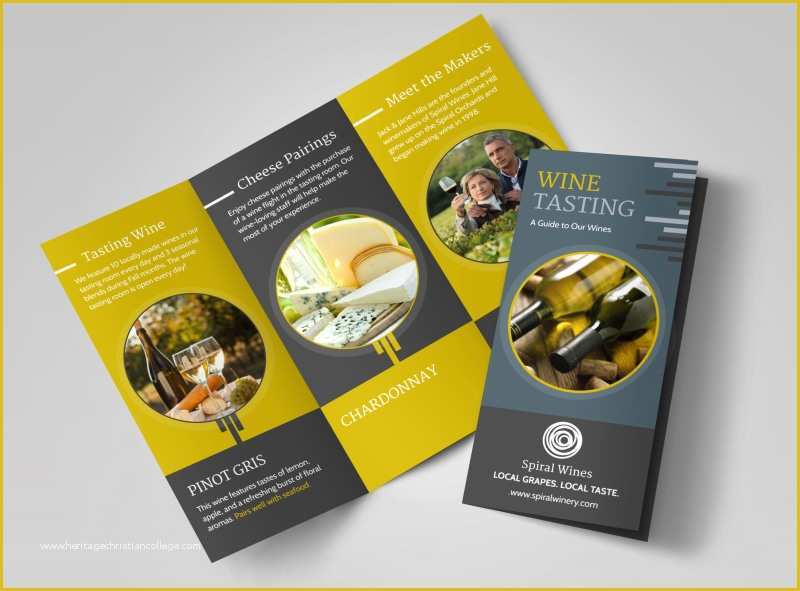 Wine Brochure Template Free Of Wine Tasting Tri Fold Brochure Template