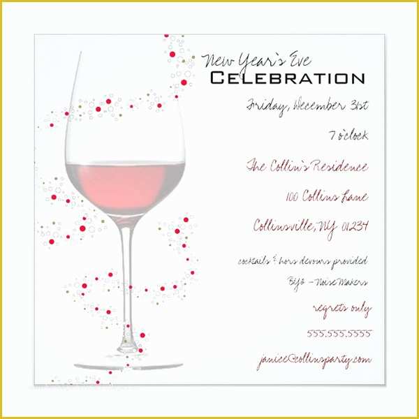 Wine Invitation Template Free Of 29 Party Invitation Templates