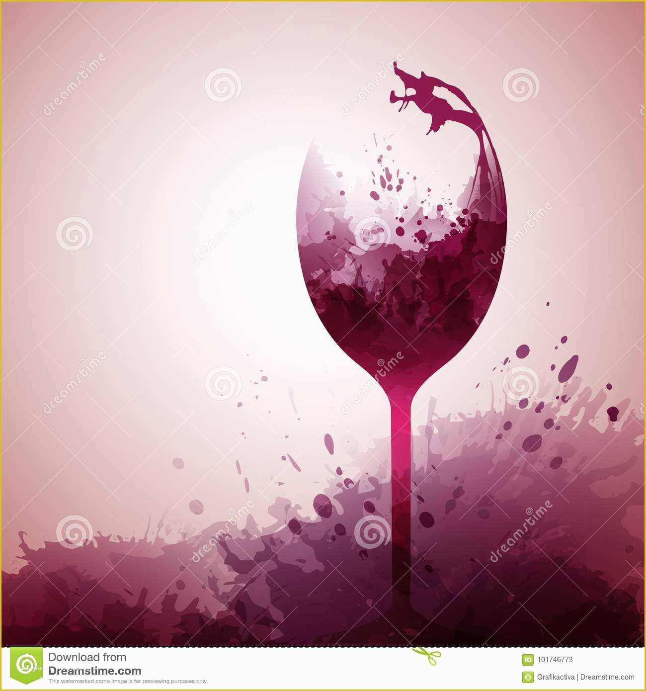 Wine Invitation Template Free Of Invitation Template for event Party Stock Illustration