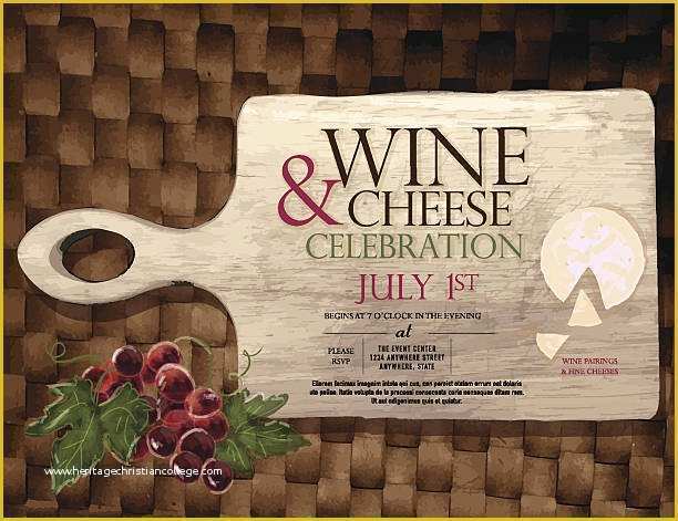 Wine Invitation Template Free Of Royalty Free Wine and Cheese Party Clip Art Vector