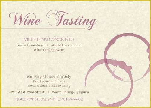 Wine Invitation Template Free Of Summer is the Perfect Time for A Wine Tasting event
