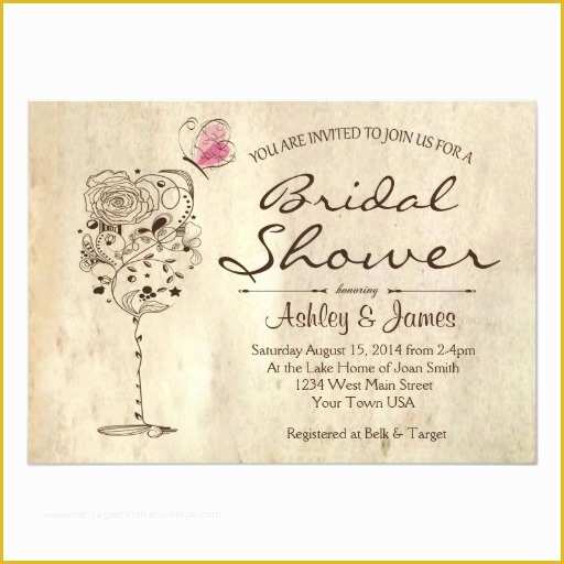 Wine Invitation Template Free Of Wine & Cheese Bridal Shower Invitation