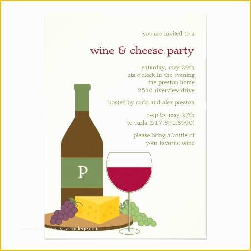 Wine Invitation Template Free Of Wine and Cheese Invitation Template Free