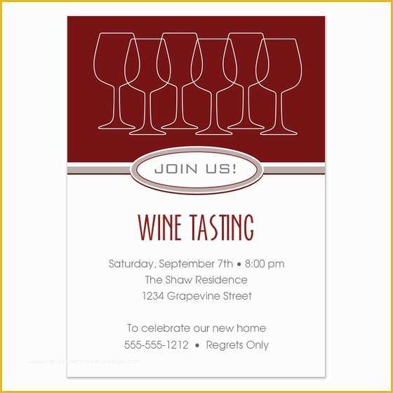Wine Invitation Template Free Of Wine Tasting Party theme Invitations &amp; Cards On Pingg