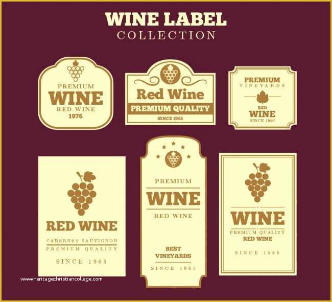 Wine Label Design Templates Free Of 53 Label Design Templates