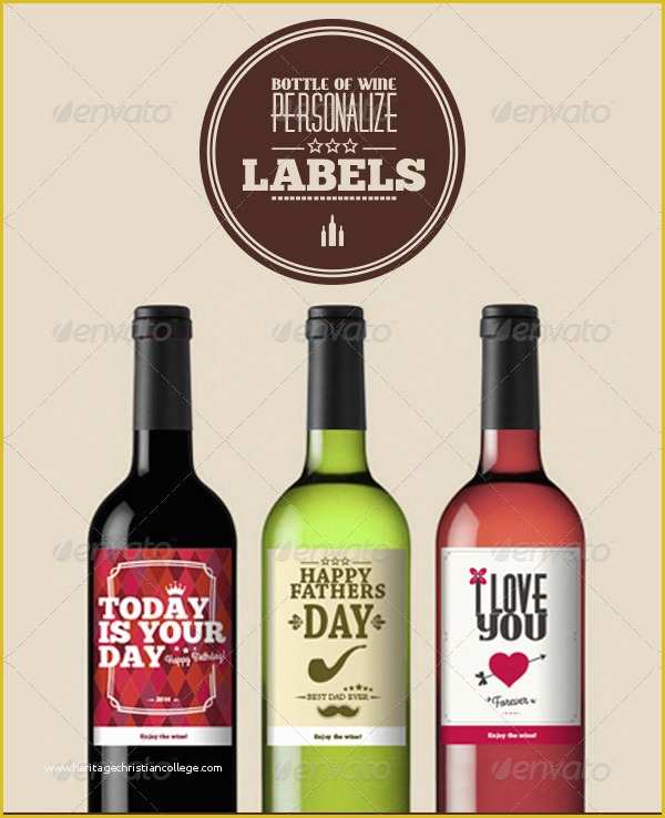 Wine Label Design Templates Free Of 57 Best Creative Designs Of Wine Labels & Stickers