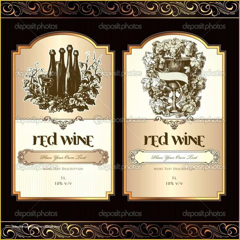 Wine Label Design Templates Free Of Free Printable Wine Label Templates Template Update234