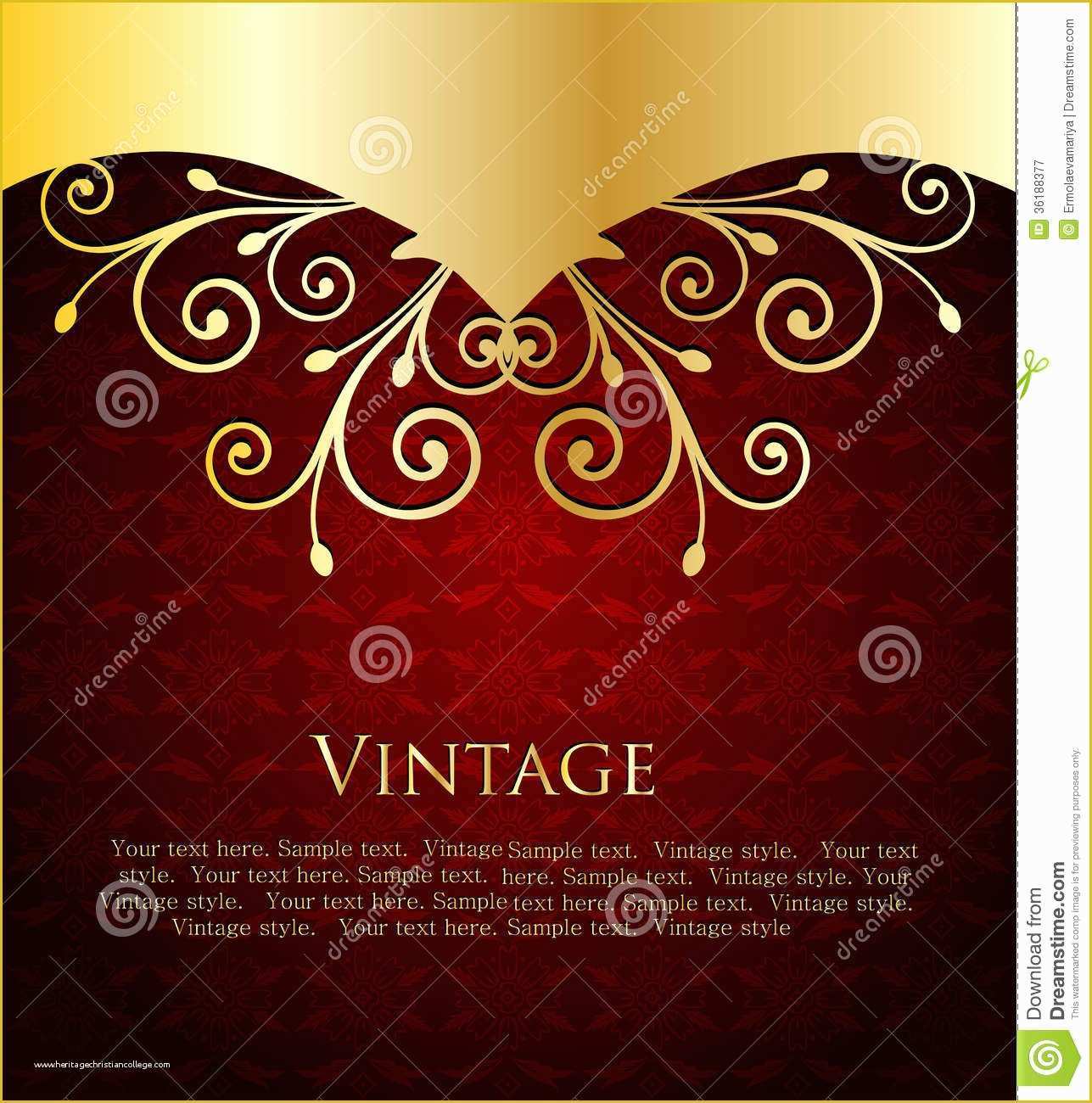 Wine Label Design Templates Free Of Red Label Template Vector Stock Vector Illustration Of