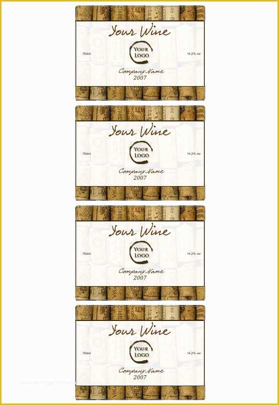 Wine Label Design Templates Free Of Wine Label Labeljoy