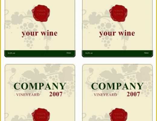 Wine Label Design Templates Free Of Wine Label Labeljoy