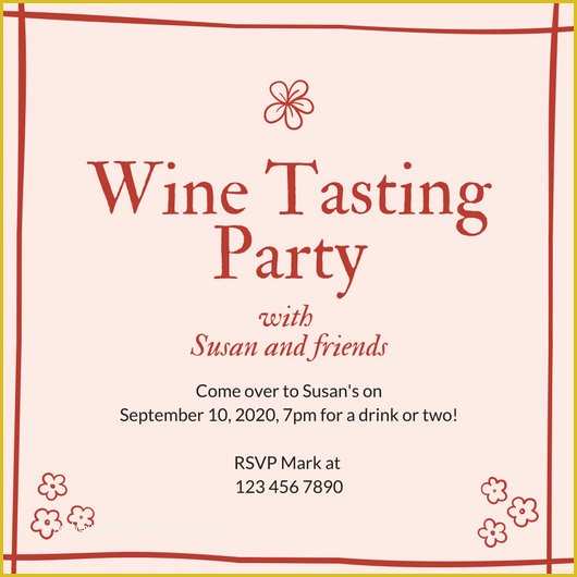 Wine Tasting Invitation Template Free Of Customize 166 Wine Tasting Invitation Templates Online