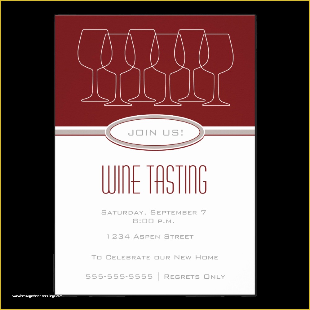 Wine Tasting Invitation Template Free Of Invitations — Charming Ink