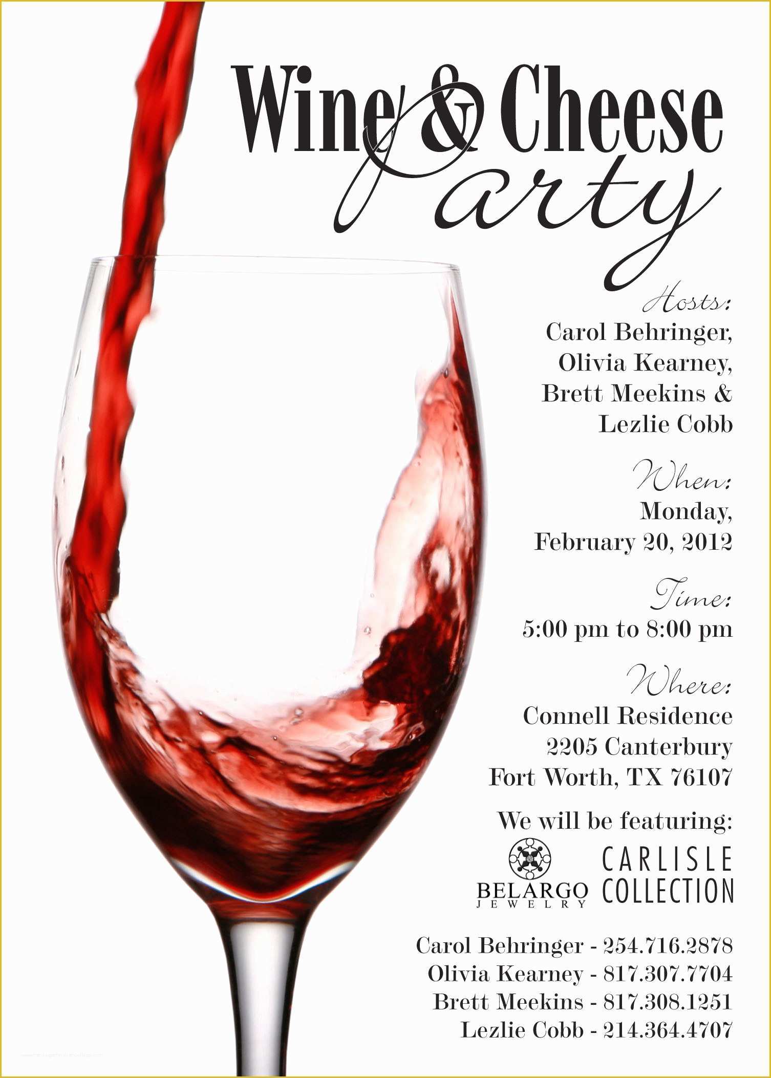 Free Printable Wine Party Invitations