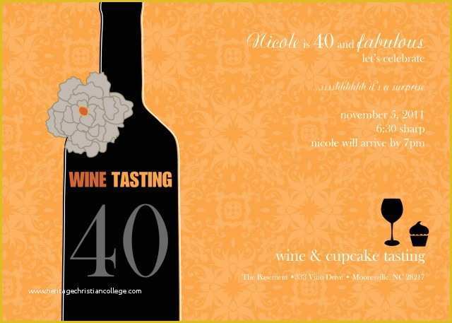 Wine Tasting Invitation Template Free Of Ruff Draft Wine and Cupcake Tasting Party Plus Easy