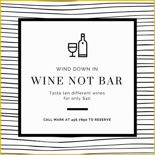 Wine Tasting Invitation Template Free Of Wine and Cheese Invite Flyer Templates by Canva