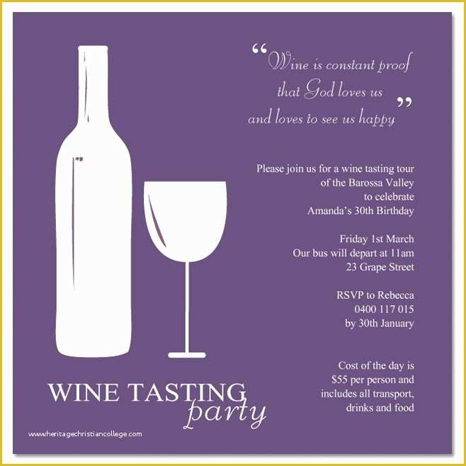 Wine Tasting Invitation Template Free Of Wine Party Invitation Wording Cobypic