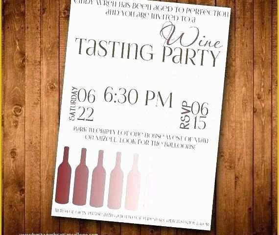 Wine Tasting Invitation Template Free Of Wine Tasting Invitation Ideas