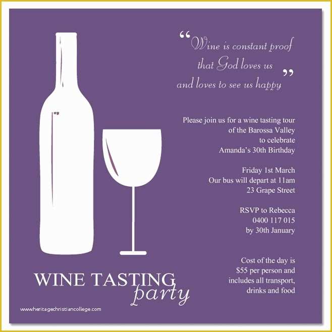 Wine Tasting Invitation Template Free Of Wine Tasting Party Invitations