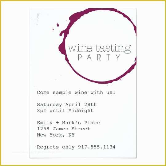 Wine Tasting Invitation Template Free Of Wine Tasting Party Invite