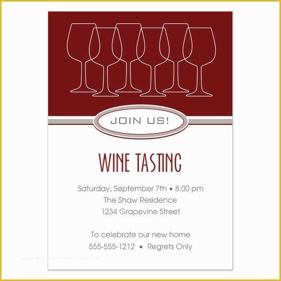Wine Tasting Invitation Template Free Of Wine Tasting Party theme Invitations &amp; Cards On Pingg