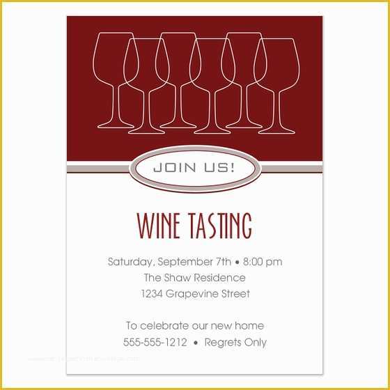 Wine Tasting Invitation Template Free Of Wine Tasting Party theme Invitations & Cards On Pingg