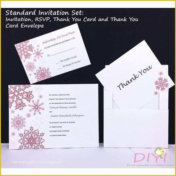 Winter Wedding Invitation Templates Free Of Printable Winter Wedding Invitation Template Standard Set