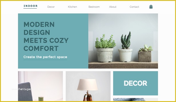 Wix Templates Free Download Of Home & Decor Website Templates Line Store