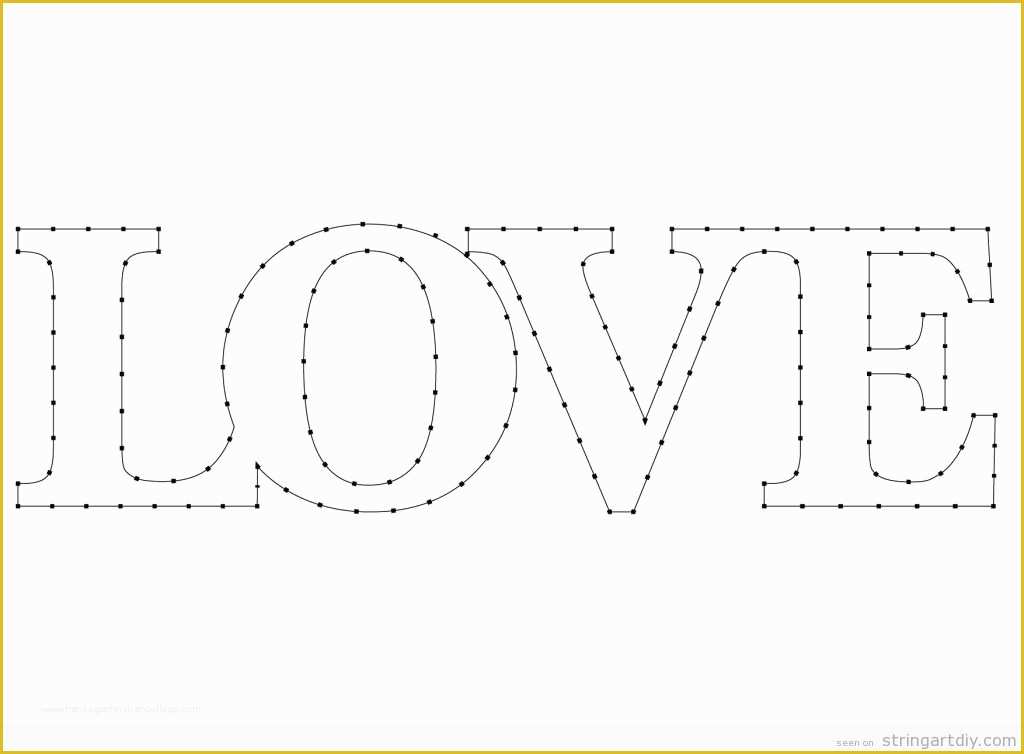Word Art Template Free Download Of Download Archives String Art Diystring Art Diy