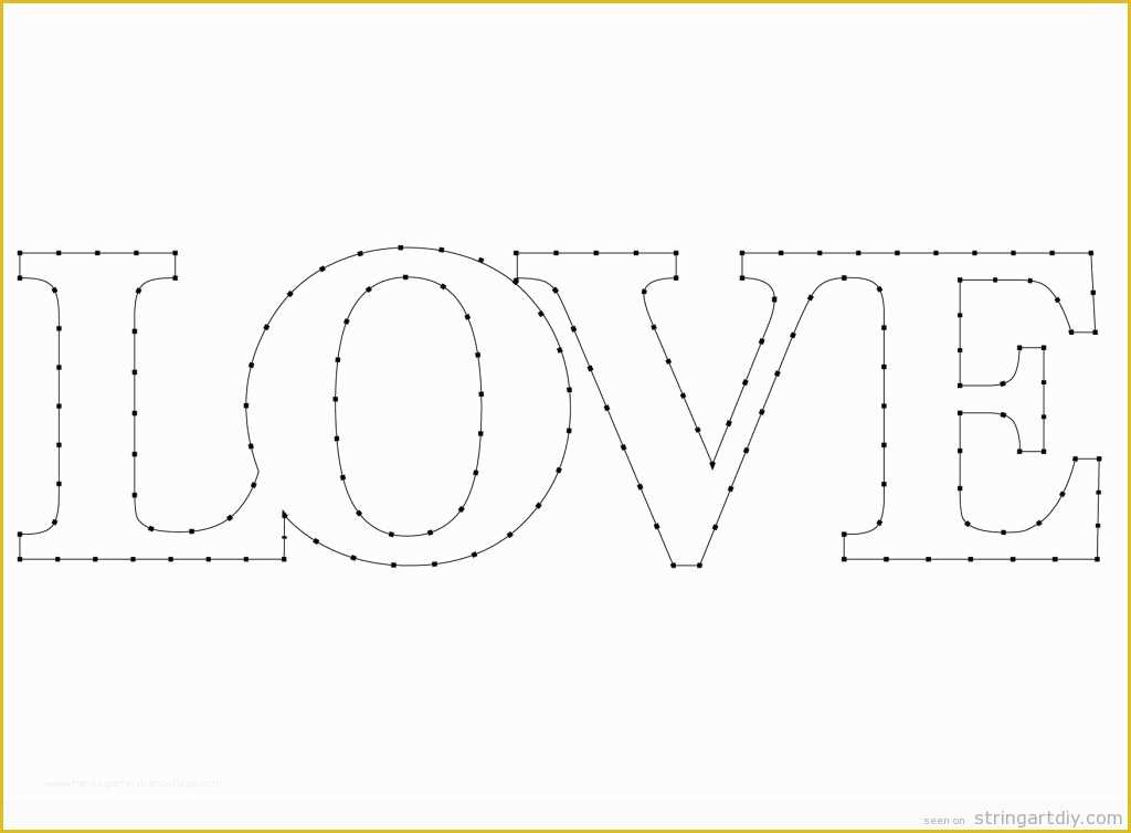 Word Art Template Free Download Of Download Archives String Art Diystring Art Diy