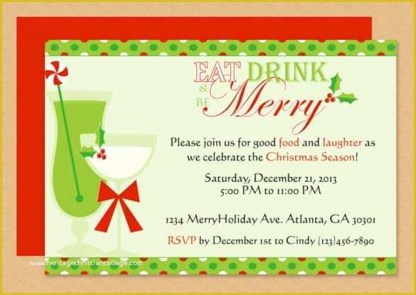 Word Christmas Party Invitation Templates Free Of 69 Microsoft Invitation Templates Word