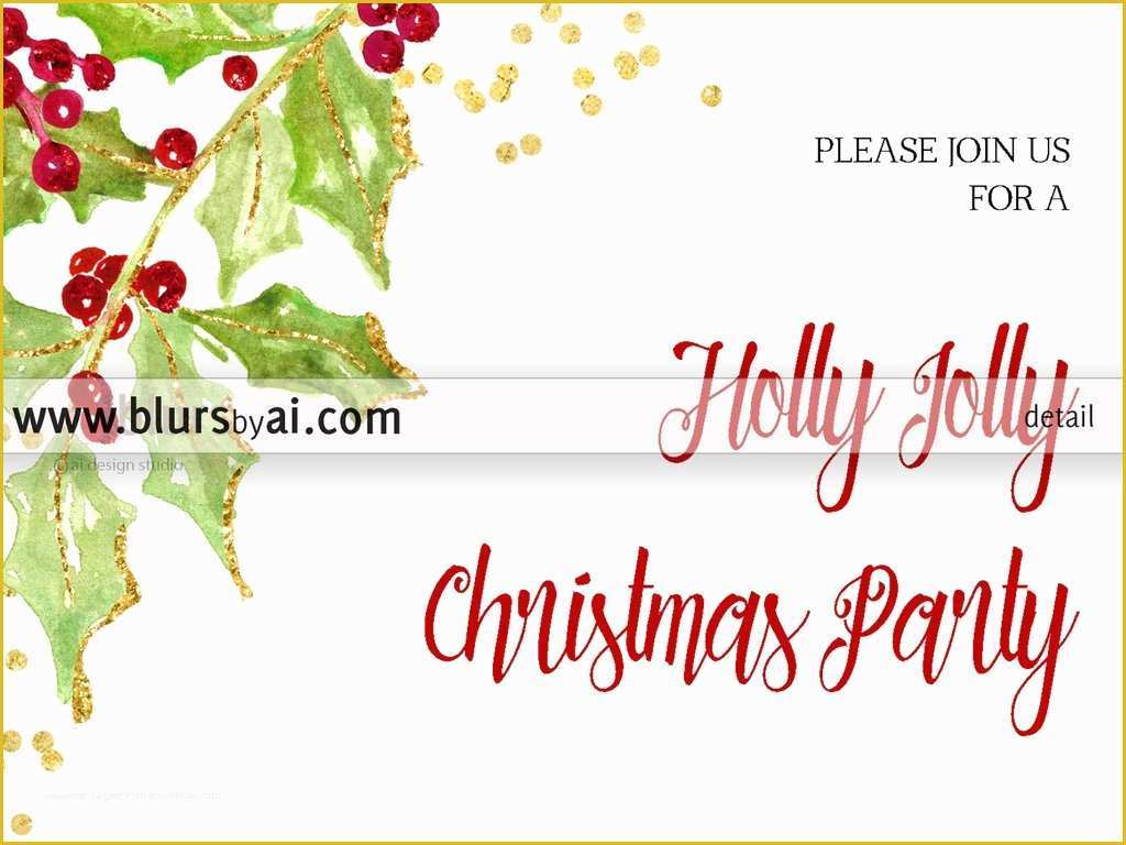 Word Christmas Party Invitation Templates Free Of Printable Christmas Party Invitation Template for Word In