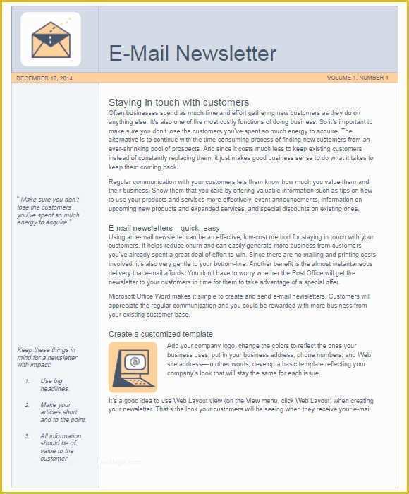 Word Document Newsletter Templates Free Of 170 Newsletter Templates Word Free & Premium Documents