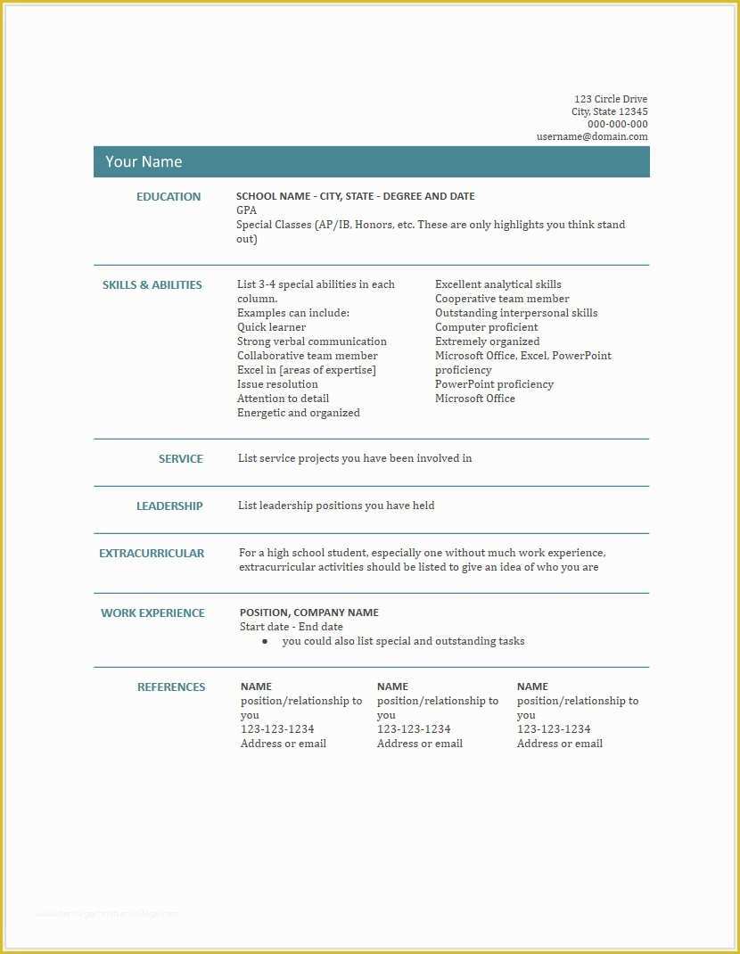 Word Document Resume Template Free Download Of 12 Free Minimalist Professional Microsoft Docx and Google