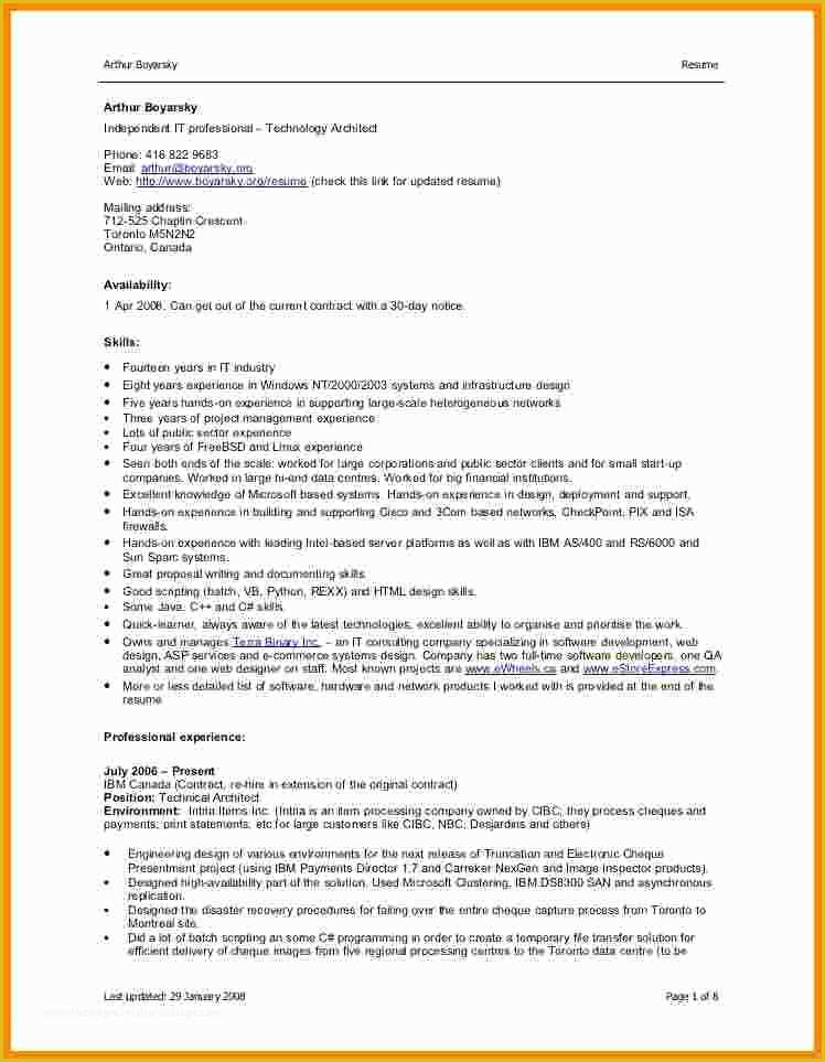 Word Document Resume Template Free Download Of 5 Cv format Word File