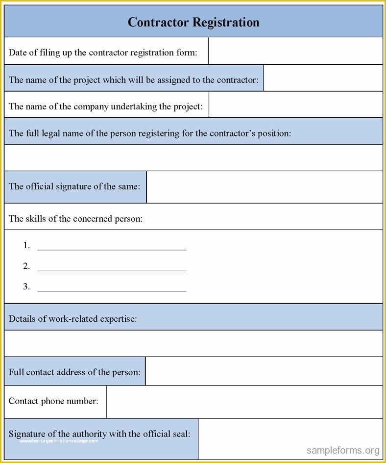 Word Document Templates Free Of Registration form Template Excel