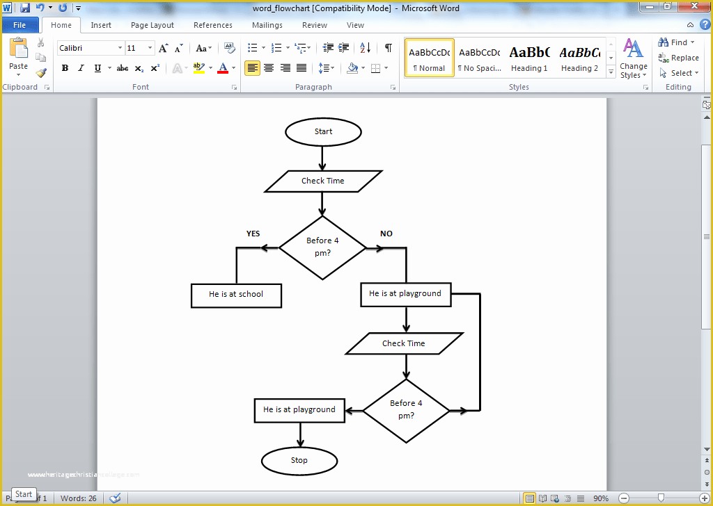 Word Flowchart Template Free Of Flow Chart Template Word