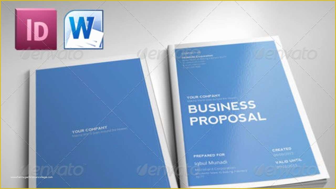 Word Proposal Templates Free Download Of Indesign Indd Free Template Clean Proposal