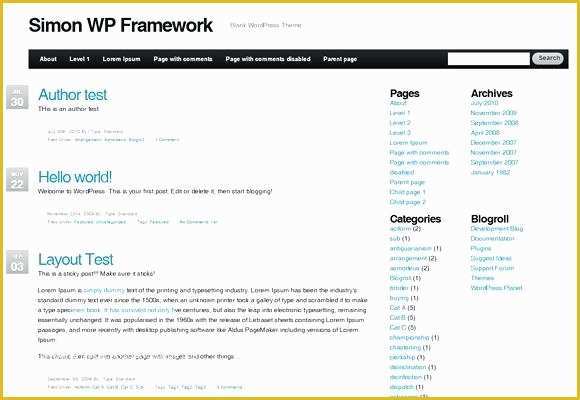 Wordpress Free Templates 2017 Of Blank Wordpress Template Roots Wp Blank theme Best Blank