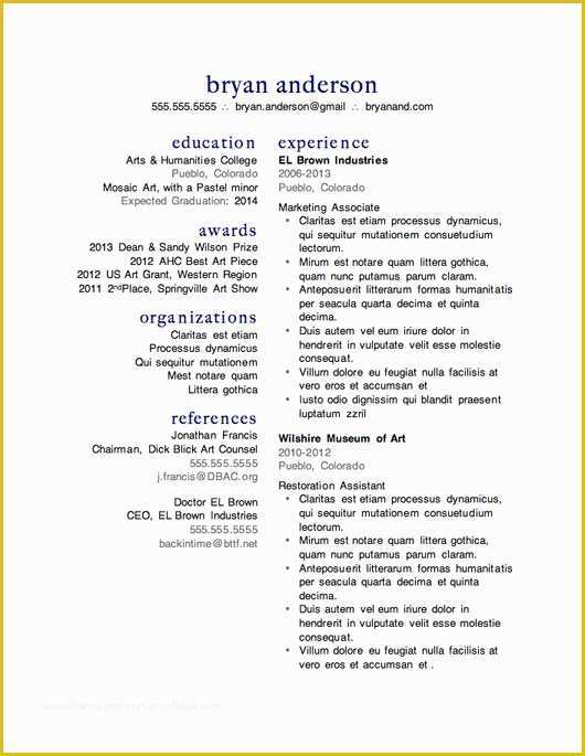 Wordpress Resume Template Free Of 12 Resume Templates for Microsoft Word Free Download