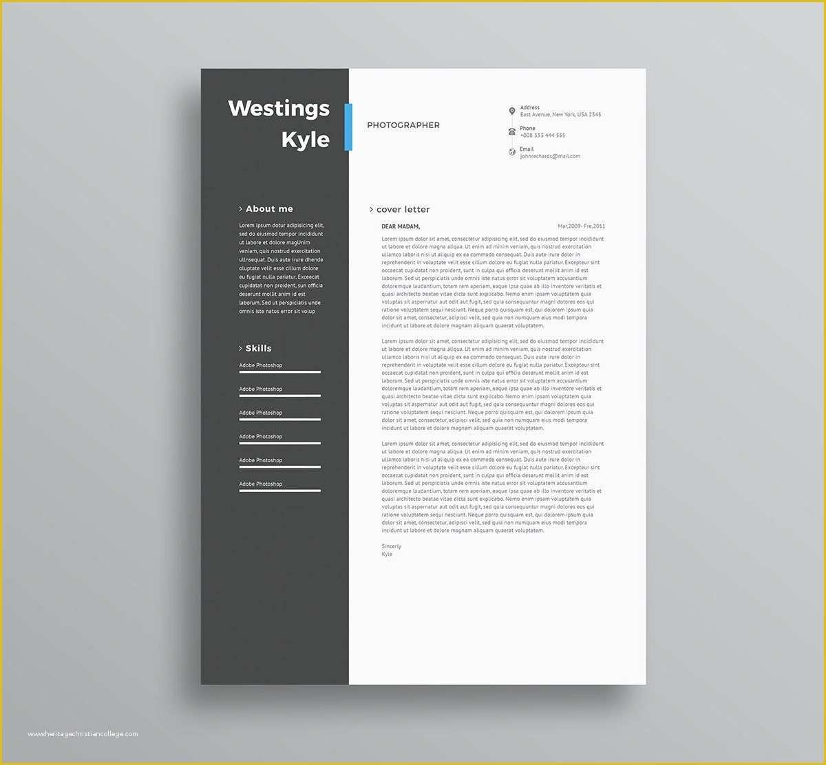 Wordpress Resume Template Free Of 75 Best Free Resume Templates Of 2019