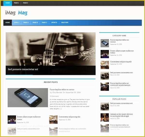 Wordpress Templates Free Of 20 Simple yet Beautiful Free Responsive Wordpress themes