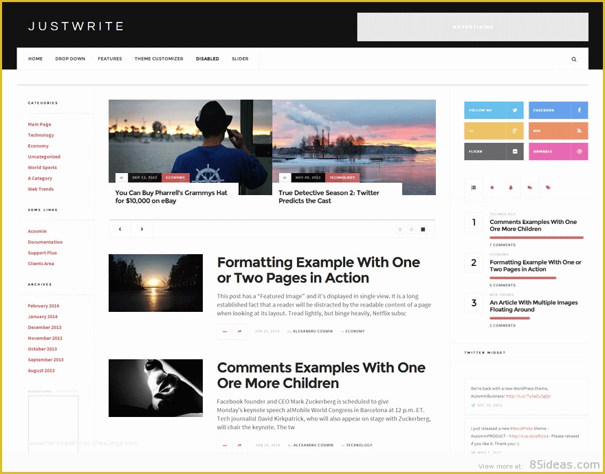 Wordpress Templates Free Of 42 Best Free Quality Wordpress Magazine News themes