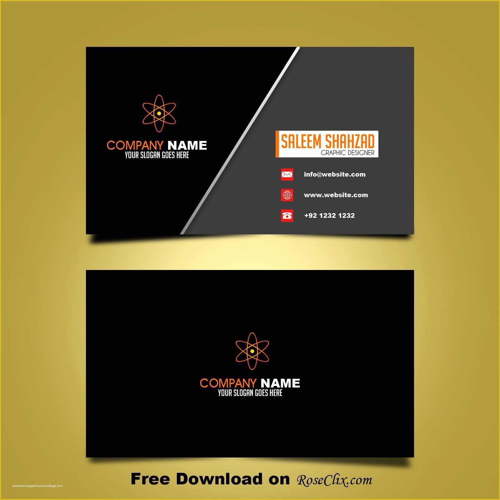 Www Free Business Card Templates Com Of Free Business Card Design Template Vector Shapes Psd