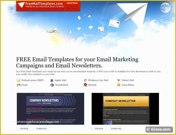 Www Free Templates Com Of 10 Excellent Websites for Downloading Free HTML Email