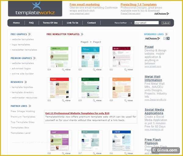 Www Free Templates Com Of 10 Excellent Websites for Downloading Free HTML Email